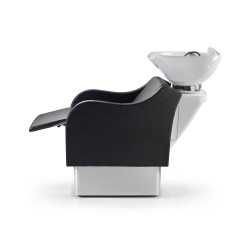 Bac à shampoing ergonomique artemisia access evo skaï noir + option massage à air